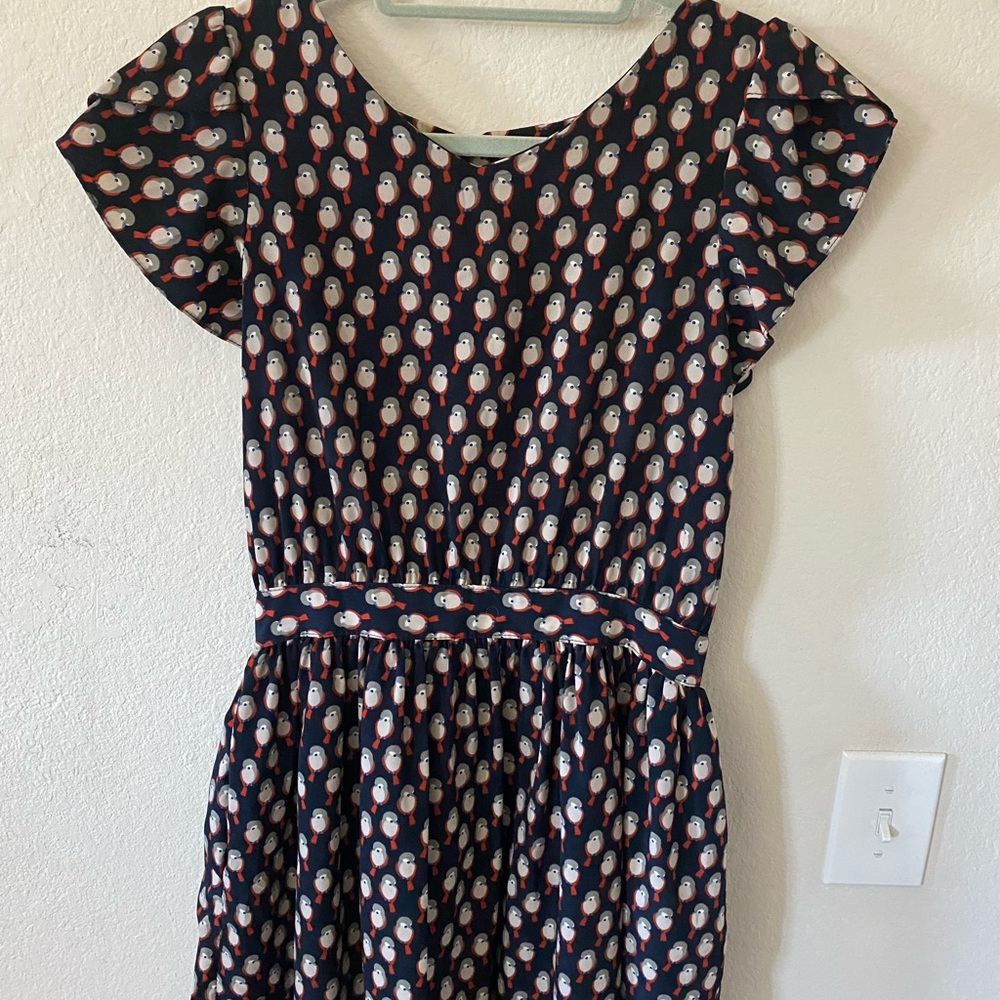 Pinkyotto Dress Bird Print XS